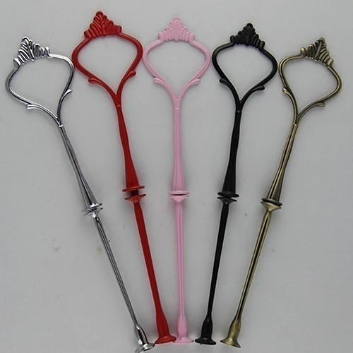 Hot 3 Tier Hardware Crown Cake Plate Stand Handle Fitting Wedding Party Table Decor | Дом и сад