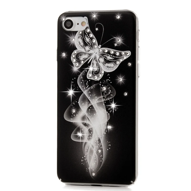 YOKIRIN For iPhone 7 Phone Case Fashion Colorful Painting Luxury Glitter Crystal Ultra Slim Hard Plastic Back Cover Cases |