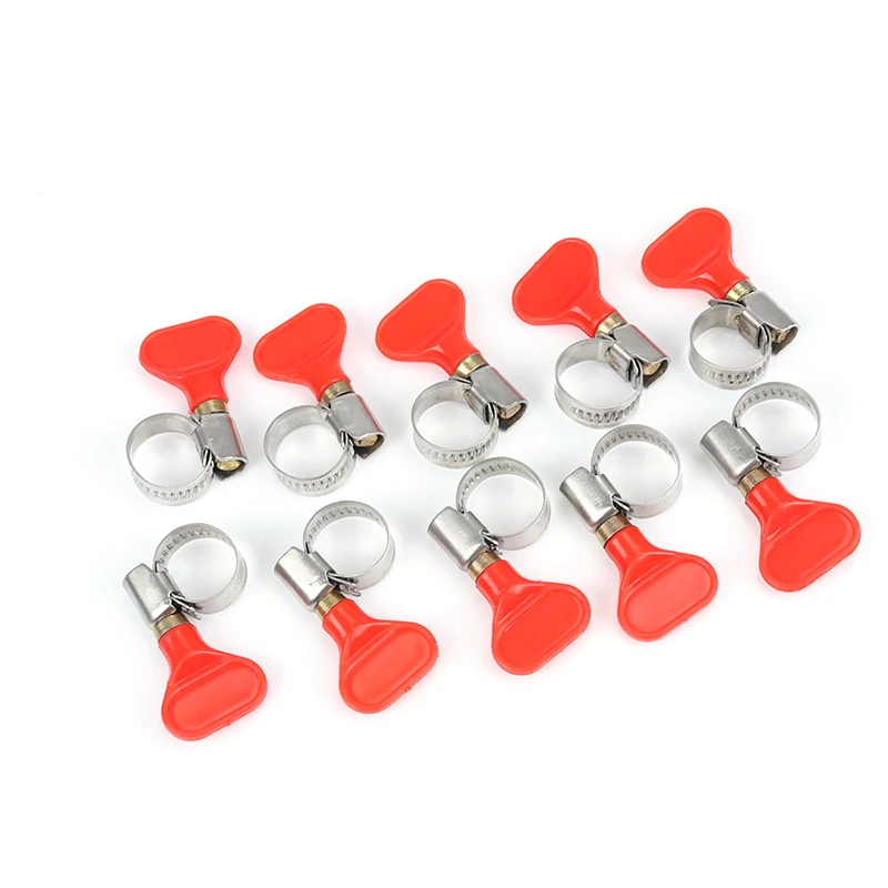 Зажим для шланга бабочки нержавеющая сталь 304 червичный зажим 10 шт./Лот подходит