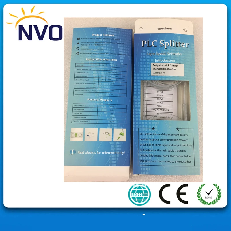 10 шт./лот FTTH 1x4 Сталь трубки Вышивка Крестом Пакет мини-ПЛК Волокно оптический