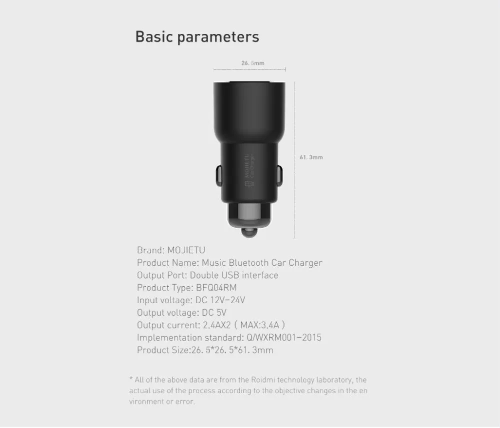 Xiaomi Roidmi 3S MOJIETU bluetooth автомобильное зарядное устройство 5 В/3.4A музыкальный плеер умное приложение FM+ магнитный автомобильный держатель Roidmi для смартфона