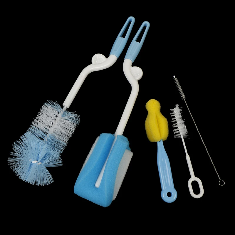 5 шт./компл. пластиковая детская бутылочная щетка стеклянная чашка для молока