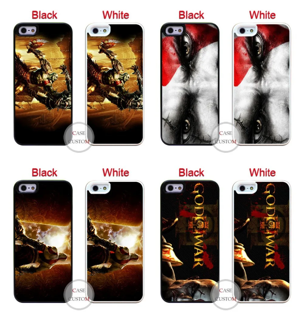 Beautiful Design Game God Of War pattern Mobile Phones Case Cover For Iphone 5 5S free shipping |