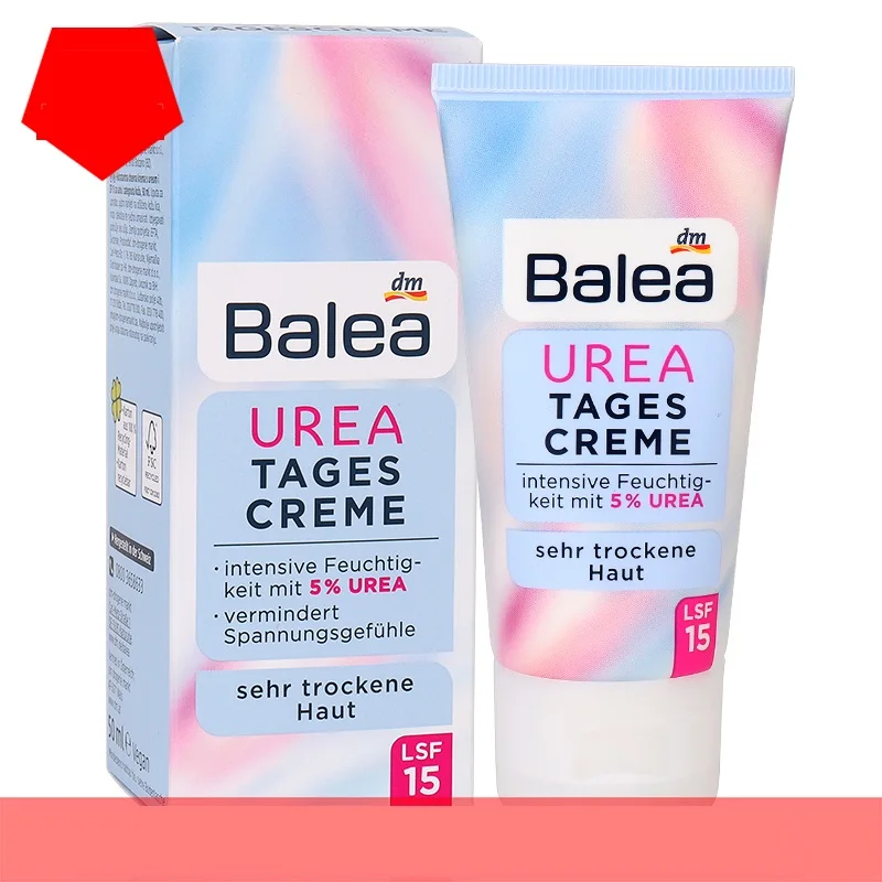 

100%Germany Balea 5% Urea Day Cream 50ml for Very Dry Skin Intensive Moisture Moisturizing Face Cream Improve Skin Elasticity