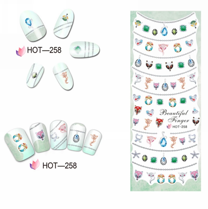 Uprettego лак для ногтей Красота водная наклейка слайдер Фильм звезда актриса Монро в