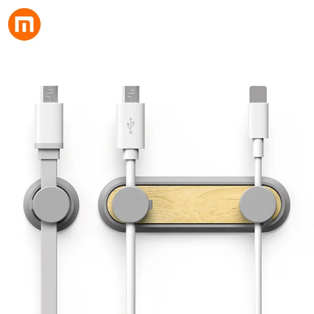 Горячее предложение Xiaomi Mijia TUP2 Магнитный поглощающий нано зажим для передачи данных магнитный держатель Автомобильный кабель менеджер для рабочего стола офиса