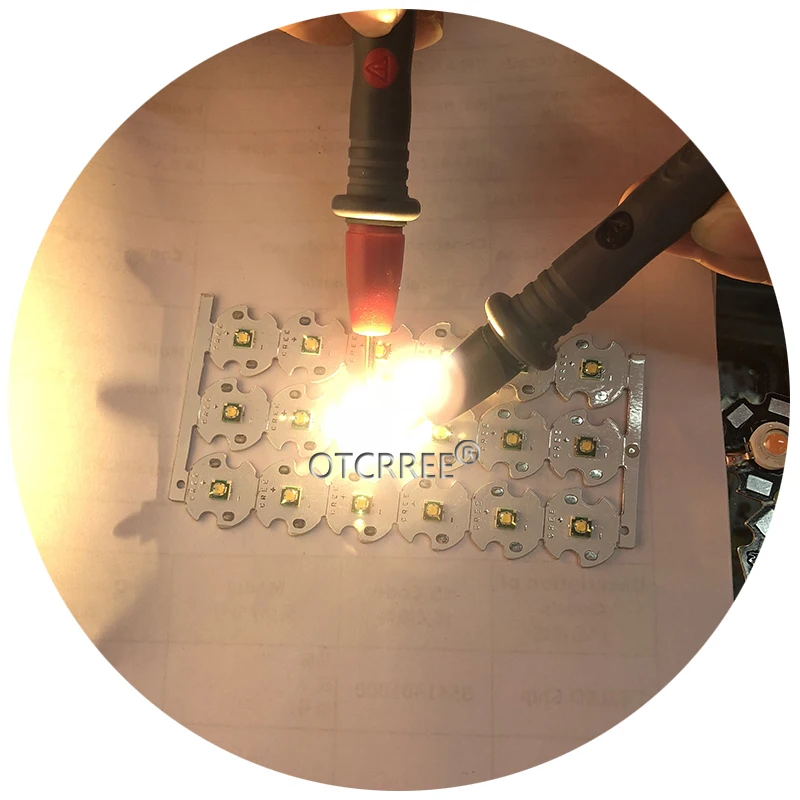 5 шт. Cree светодиодный XPE XP-E R3 3535 SMD 1 Вт 3 Вт светодиодный Диод высокой мощности холодный теплый белый красный зеленый синий желтый с 20 мм 16 мм печатной платы