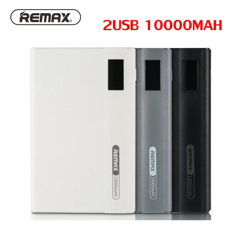 Original Remax power bank 30000mAh 4 USB External Battery Mobile phone Fast Charger 2 Bank 10000mAh portable Charging | Мобильные