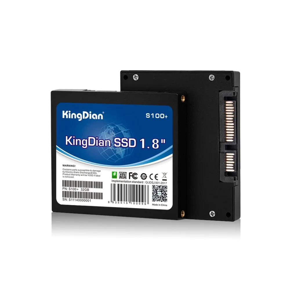 KingDian 1 8 дюйма SATA2 внутренний SSD ГБ 16 32 для рекламной машины POS терминала Wi Fi
