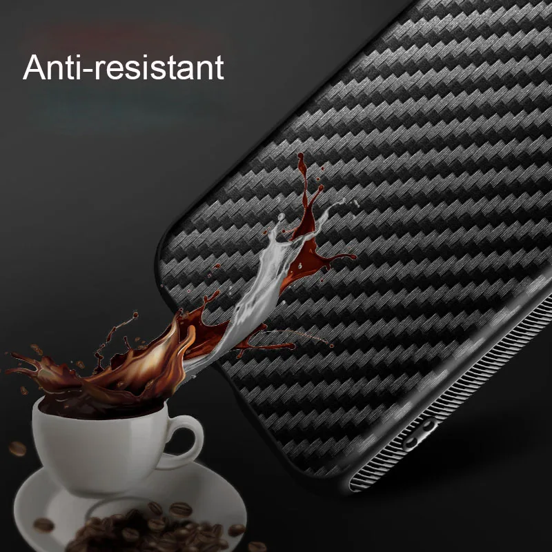 Ультратонкий Мягкий чехол из углеродного волокна для Samsung A10 A20 A30 A50 A70 S10e S9 Plus S8 S10, чехол для телефона
