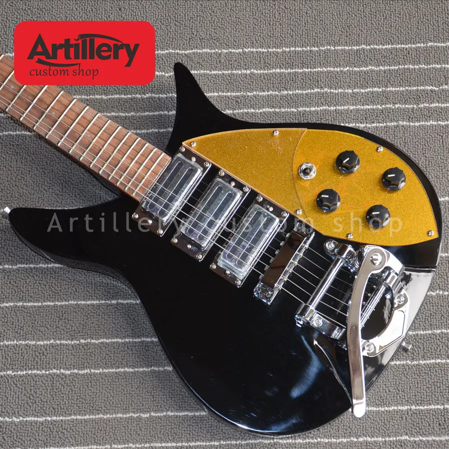 Завод заказной rickenback 325 330 gold pickguard модель 3 пикап Гитара 6 струн RK электрогитара