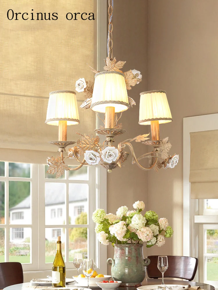 Американский стиль антикварный белый телефон гостиная ресторан Французский