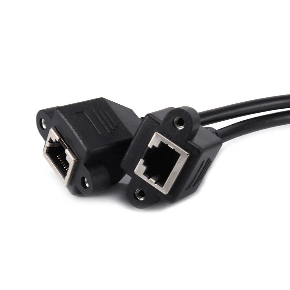 Разветвитель Y RJ45 адаптер Ethernet кабель с 1 на 2 порта штекер гнездо соединительные