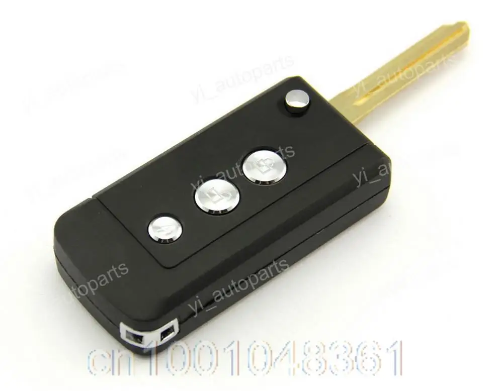 Переделывать Флип Складные Дистанционного Ключа Дело Shell Обложка Брелок Keyless Fit