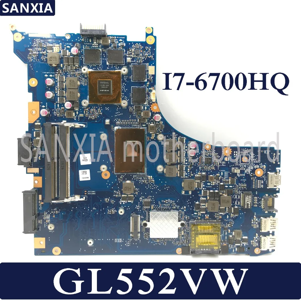 KEFU материнская плата для ноутбука ASUS ROG GL552VW GL552VX оригинальная материнская плата HM170 I7-6700HQ GTX960M/GTX950M