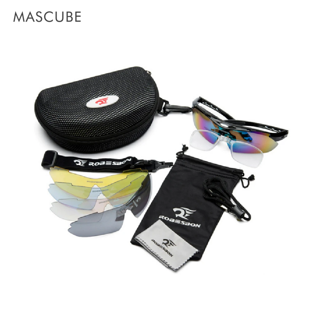 MASCUBE UV400 Мужские очки тактические охотничьи Пешие прогулки Спорт на открытом