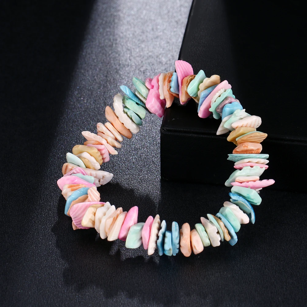 2019Liujun brand jewelry Shell bracelet for women accessories bohemian bracelet fashion charm friendship summer rainbow bracelet