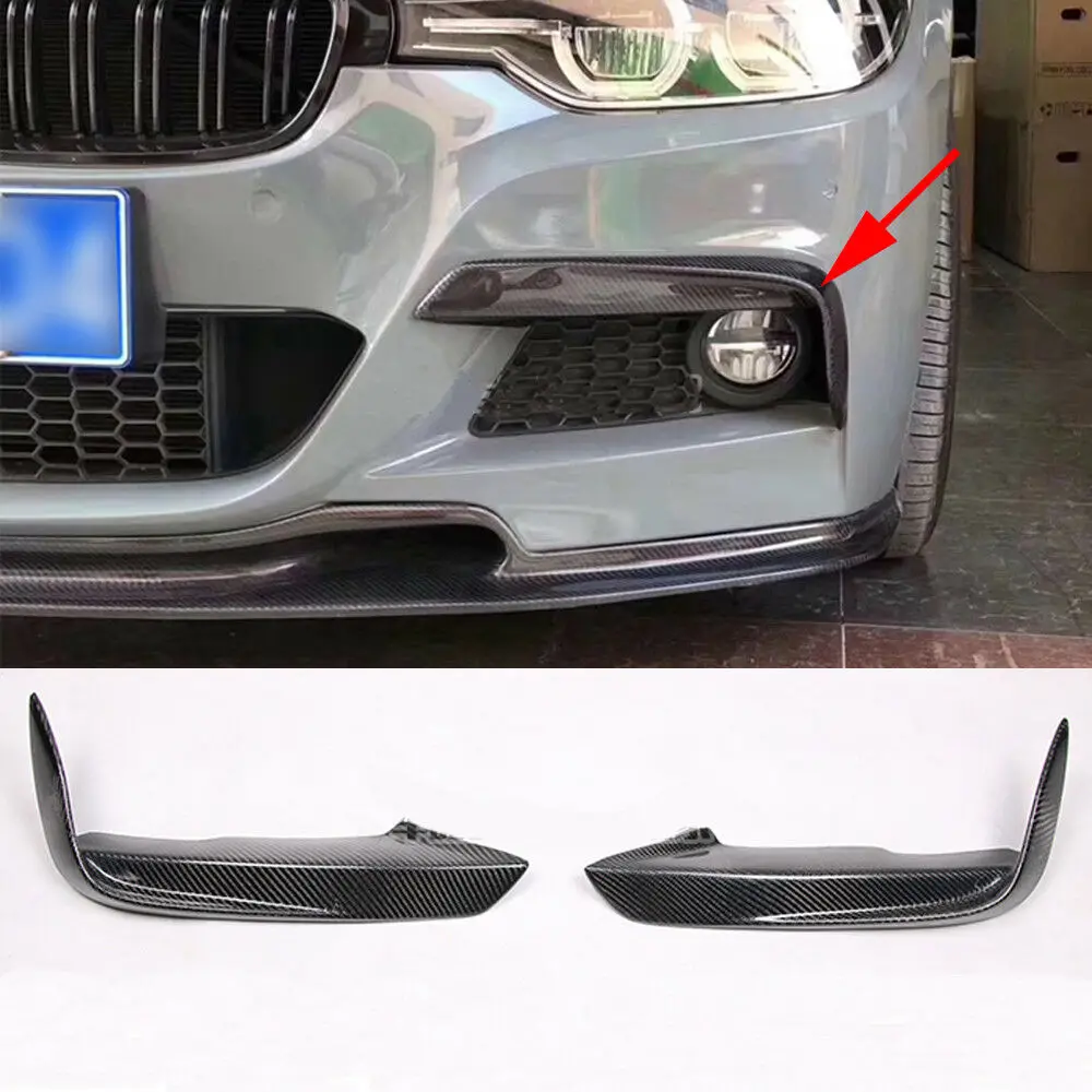 Карбоновые гоночные передние разветвители губа для BMW 3 серии F30 320i 325i 328i 335i M Sport
