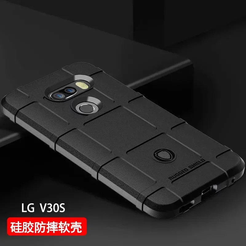 Для LG V30 V40 V30S V35 ThinQ противоударный прочный жесткий чехол для задней панели Мягкий