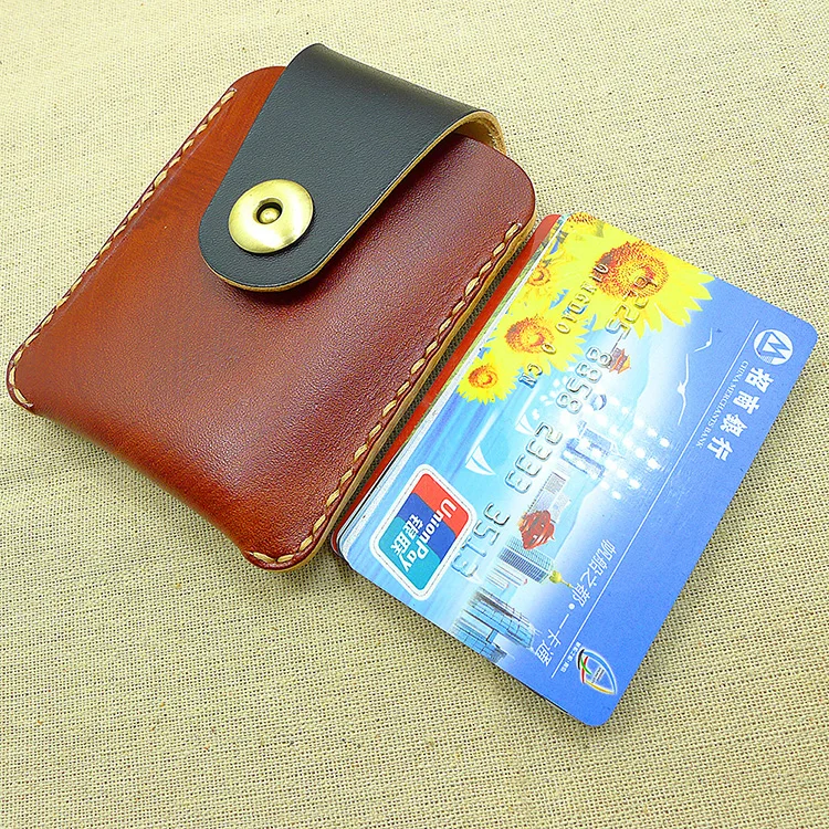 Ультратонкая поясная сумка blongk из натуральной кожи Маленький забавный кошелек