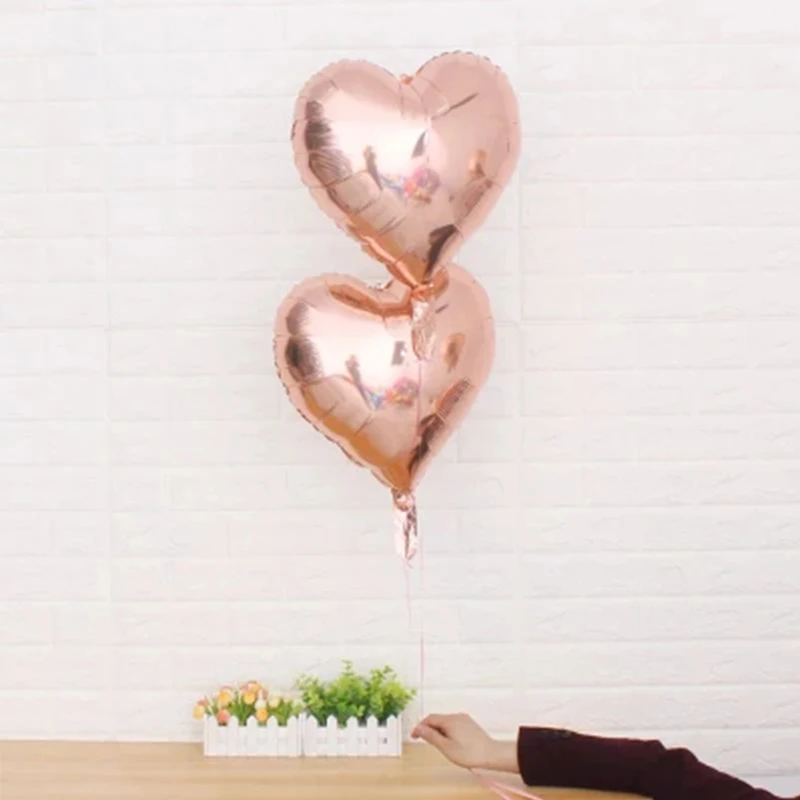 ZOPHIL розовое золото любовь письмо гелиевый шарик из фольги Свадебные Воздушные