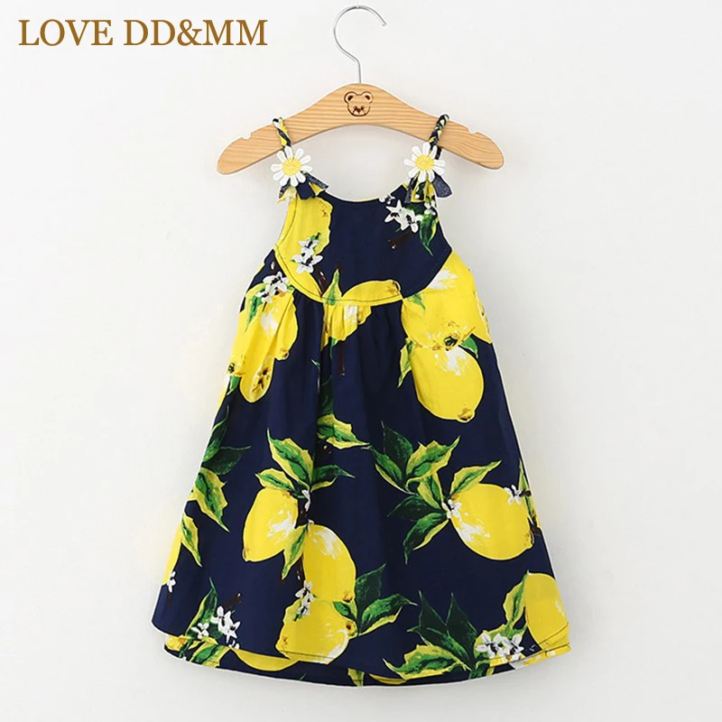 Платья для девочек LOVE DD &amp MM летняя новая детская одежда 2020 Тканое платье на