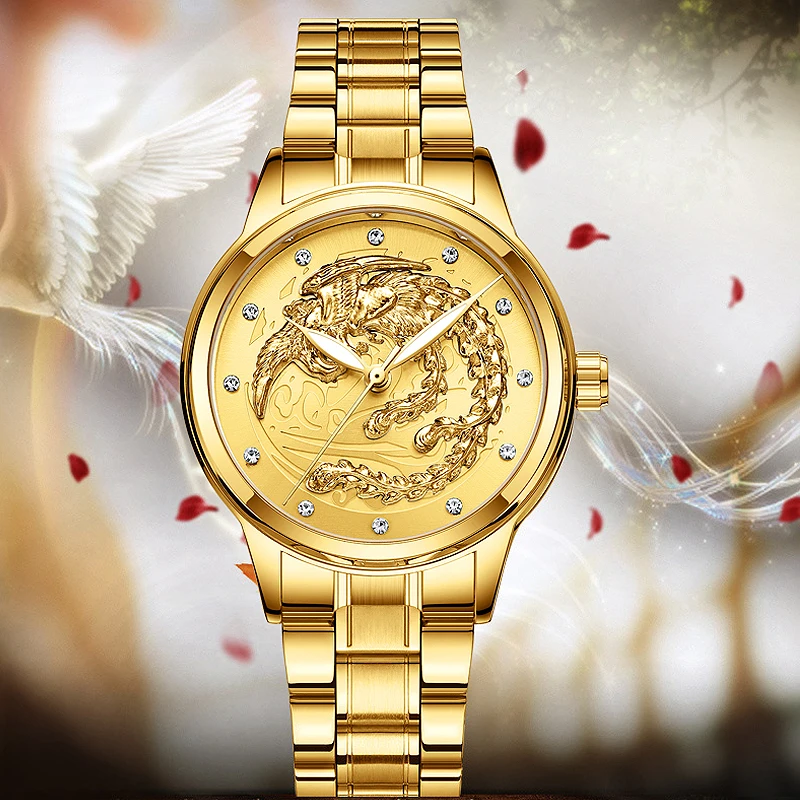 

Часы наручные женские кварцевые, роскошные брендовые водонепроницаемые со стразами