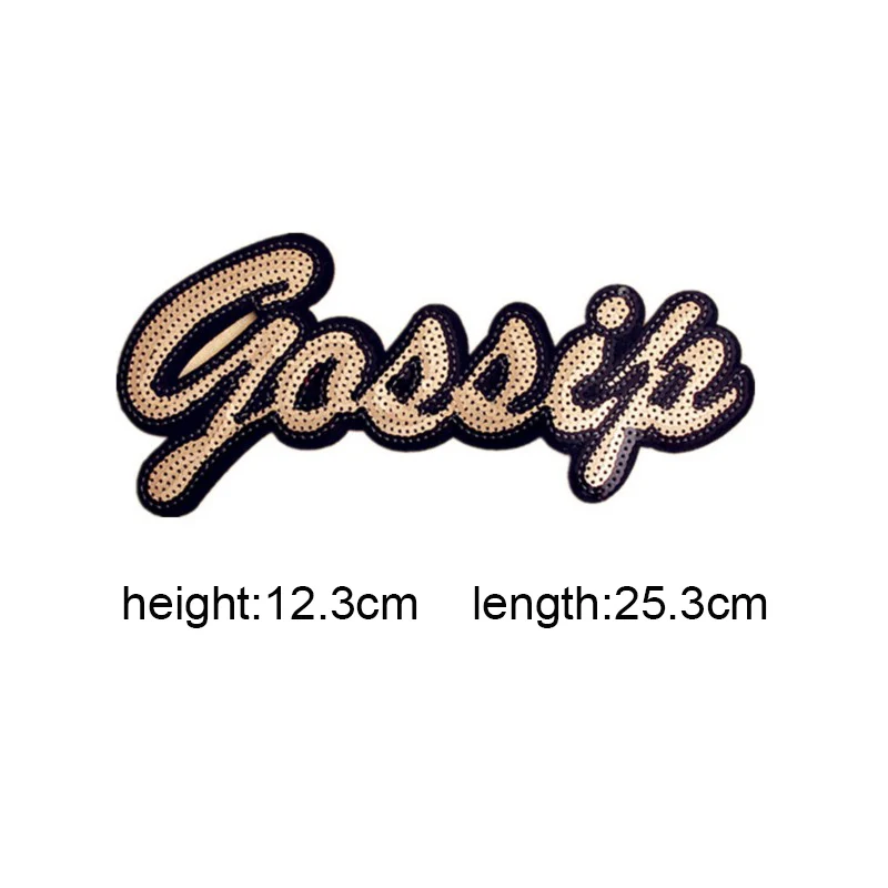 Термоклейкие нашивки с блестками женская одежда Мультяшные большие Парижские