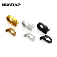 bicycle 7075 aluminum alloy cnc front wheel limiting pad for brompton folding bike hook front fork gasket bicycle parts