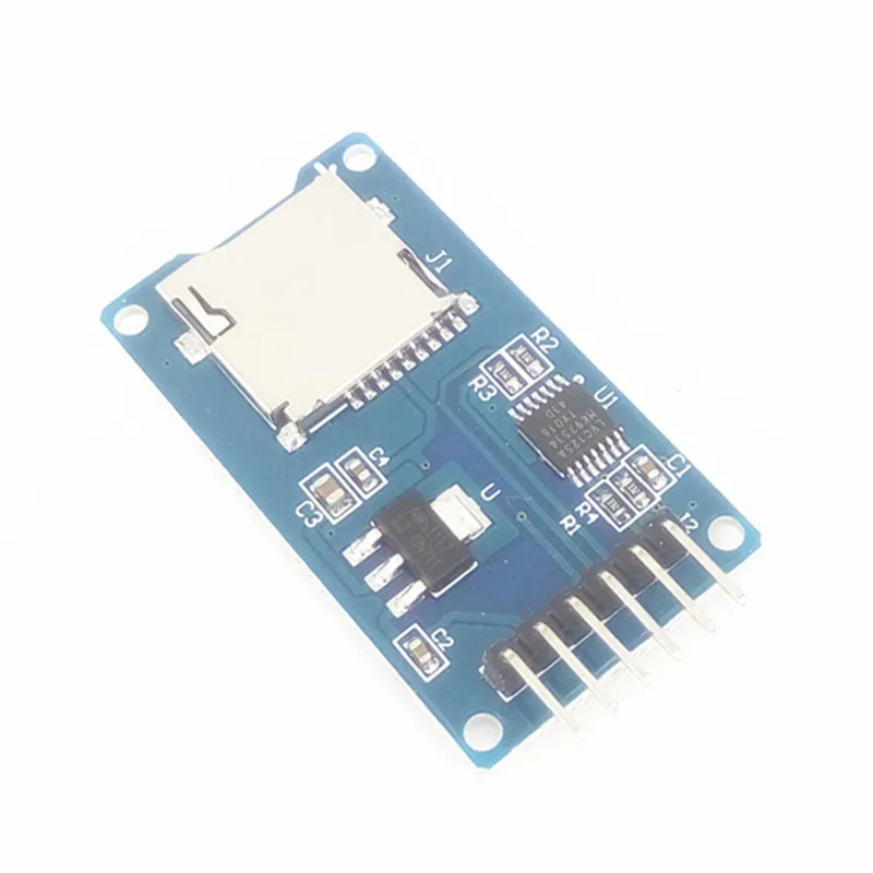 10pcs/lot Micro SD Card Module SPI Interface Mini TF Reader For Arduino | Электронные компоненты и принадлежности