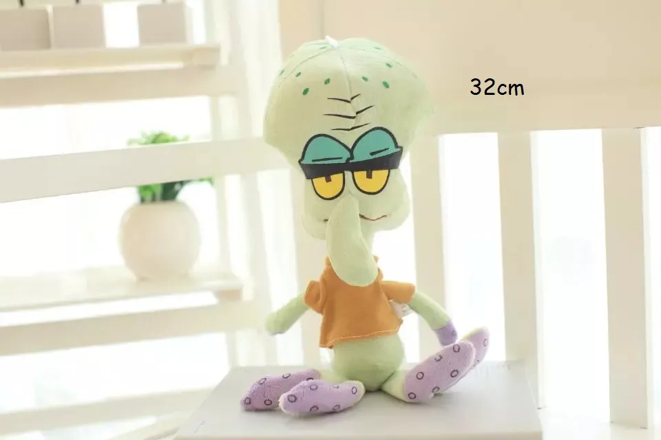 6 шт./компл. спанчбоб плюшевый игрушки "Губка Боб", Патрик Стар Squidward Eugen планктон Гэри Мягкий силиконовый чехол с рисунком из мультфильма мягкие куклы, игрушки для детей