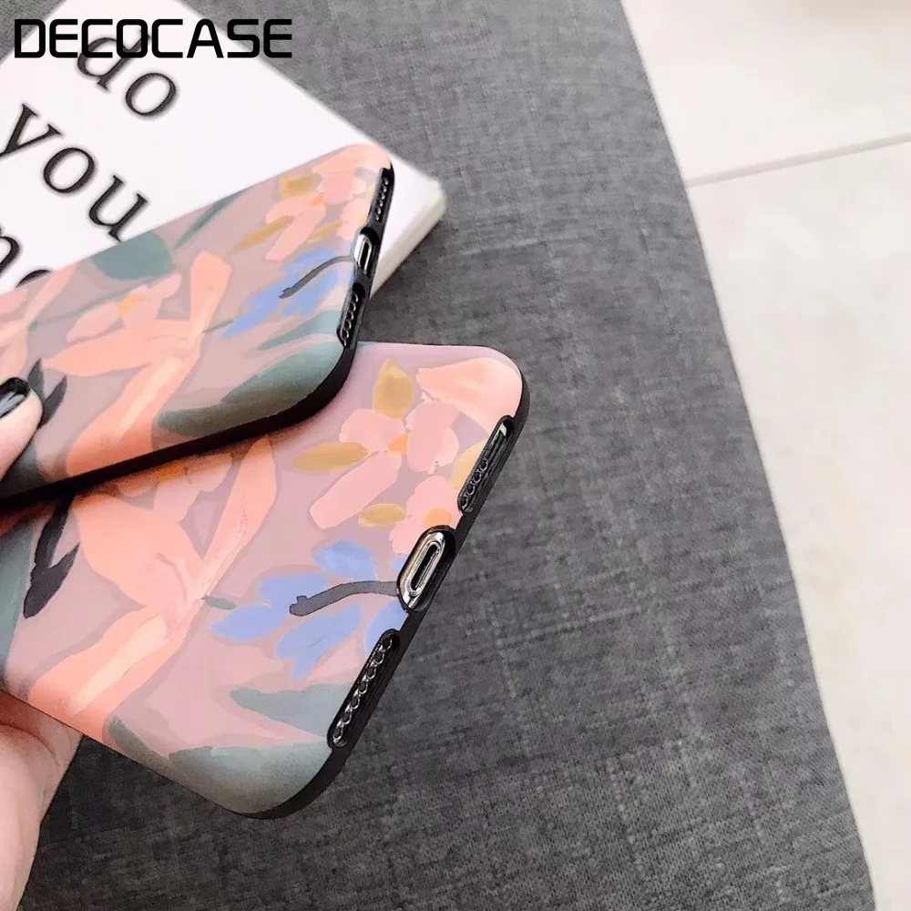 DECOCASE Роскошный розовый цветок набор для рисования Мягкие силиконовые женские