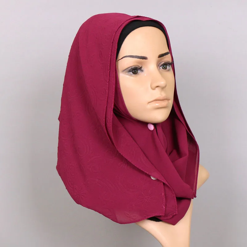 Новинка Осень зима 2018 шифоновый длинный шарф со складками и смятыми цветами| |