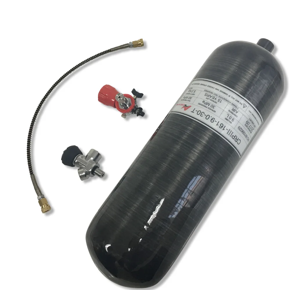 AC309301 Acecare кислородный баллон для Акваланга Airforce Condor Pcp 4500Psi из углеродного волокна