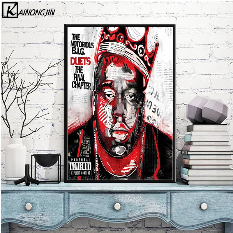 011 Плакат Тупак Шакур, известный B.I.G. Biggie 2pac плакаты и принты холст картина стены искусства картина для гостиной домашний декор - Цвет: 011