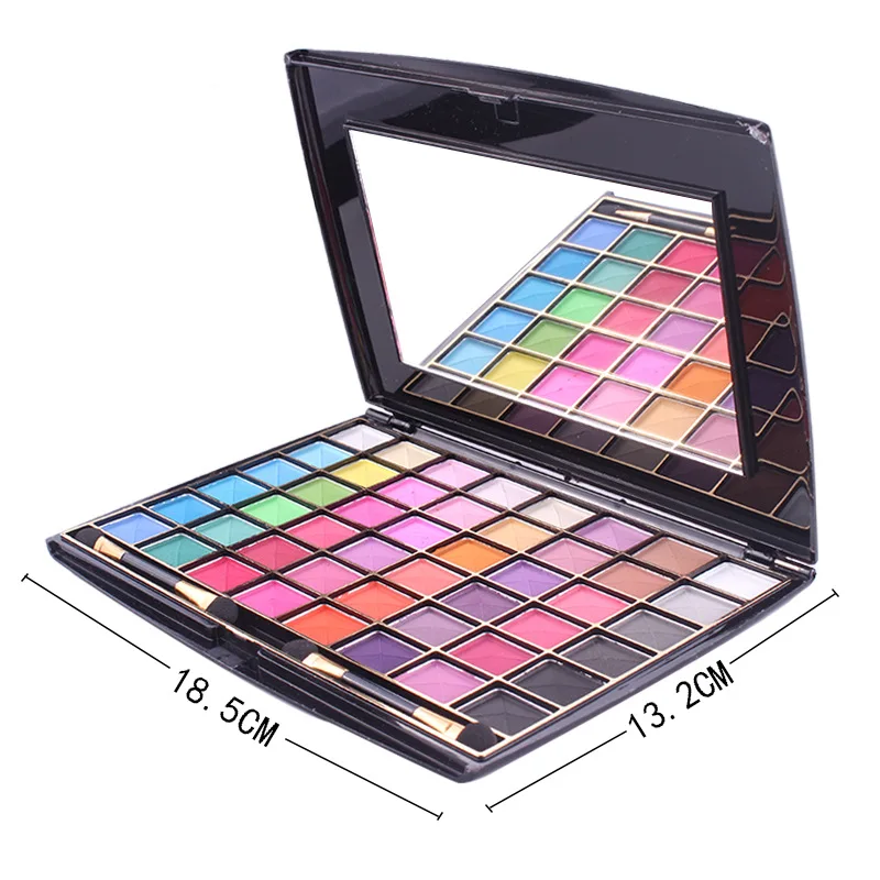 MISS ROSE Eye Shadow 48 color metallic matte makeup dish plate 1 box package of freight |