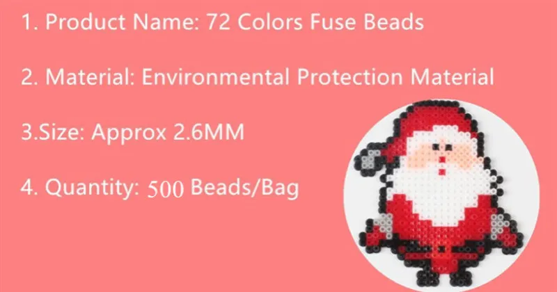 72 Цвета детские развивающие игрушки Diy Perler бисер игрушки Zabawki 500 шт./упак. 2,6 мм Хама бусины головоломки игрушки 3D головоломка игрушки
