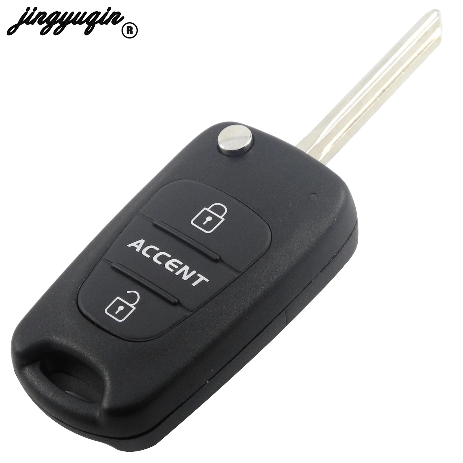 Jingyuqin toy40/hy18r Blade 3 кнопочный откидной складной дистанционный ключ кошка чехол