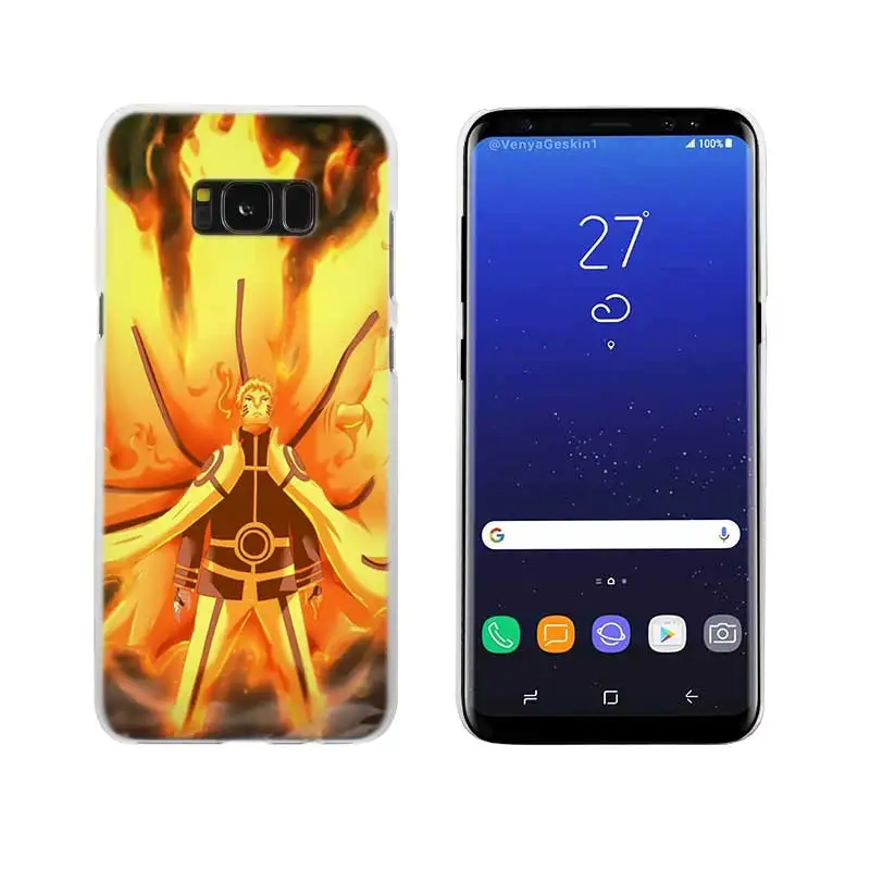 10 Чехол Sheli Hokage Pain Наруто Какаши прозрачный Note 10 9 pro Жесткий чехол для samsung S4 S5 S6 S7 S8 S9 Plus Edge Mini s10 lite - Цвет: 10