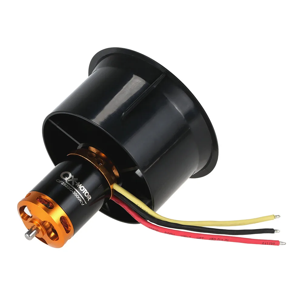 64 мм EDF набор 2822 3500KV мотор с 12 лопастями воздуховод для RC самолета|motor with|64mm edfmotor |
