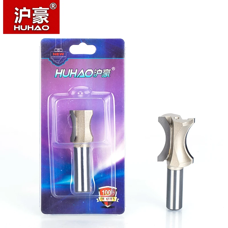 HUHAO 1/2 "1/4" хвостовик полукруглый бит 2 Флейта Фрезы для дерева без подшипник