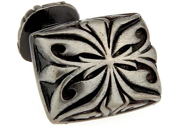 Прямоугольная Черная изогнутая Арка тесла в стиле ретро классические запонки с