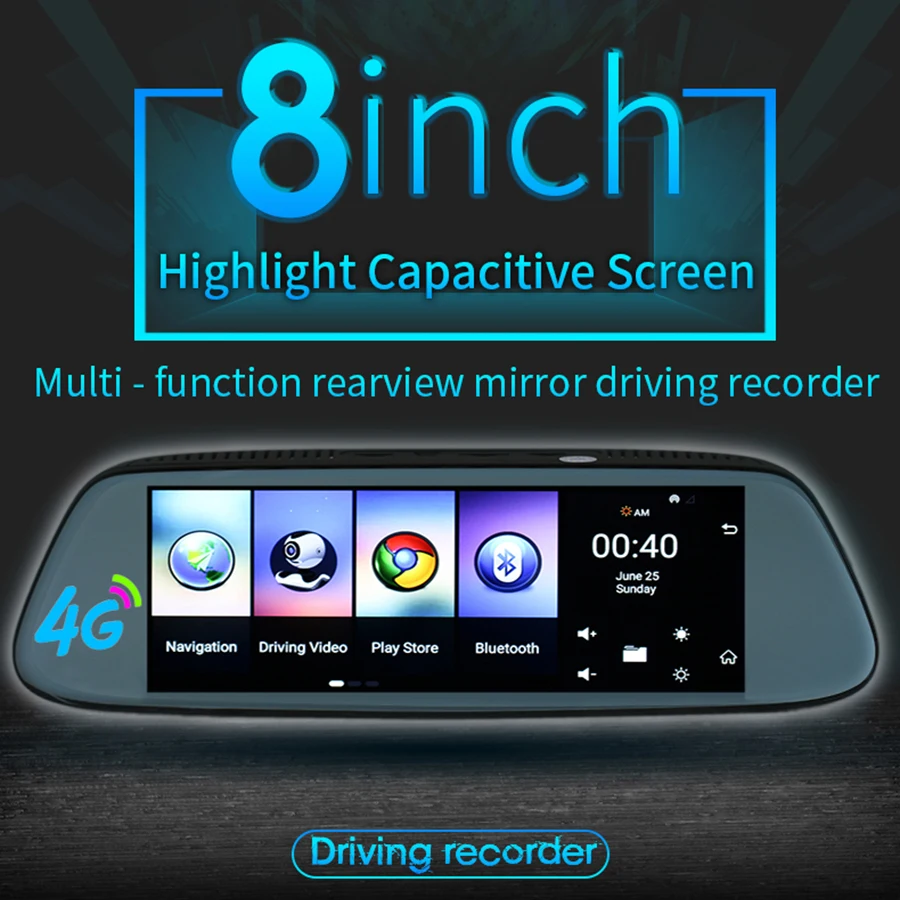 Otstrive 7 дюймов регистраторы GPS навигации Android приборной панели Защита от солнца