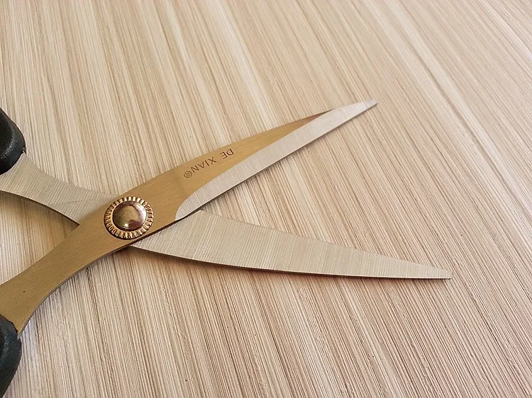 De Xian S008 канцелярские ножницы, ножницы из нержавеющей стали, Офисные ножницы, ножницы для резки бумаги