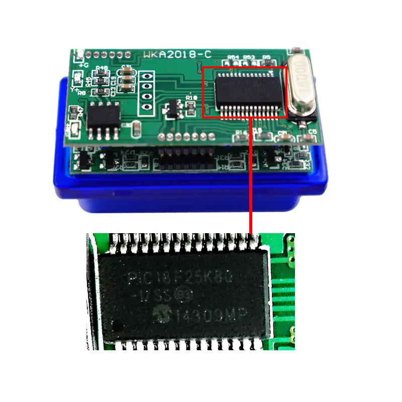 Лучшее оборудование V1.5 чип PIC18F25K80 ELM327 Bluetooth Авто Code Reader Супер Мини ELM 327 работает на