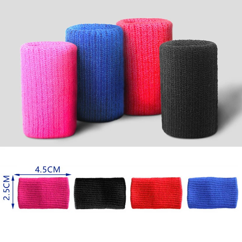 10 Pcs Elastic Nylon Finger Sleeves Basketball Men Women Sports Safety Thumb Brace Protector For Volleyball Badminton Fitness | Спорт и