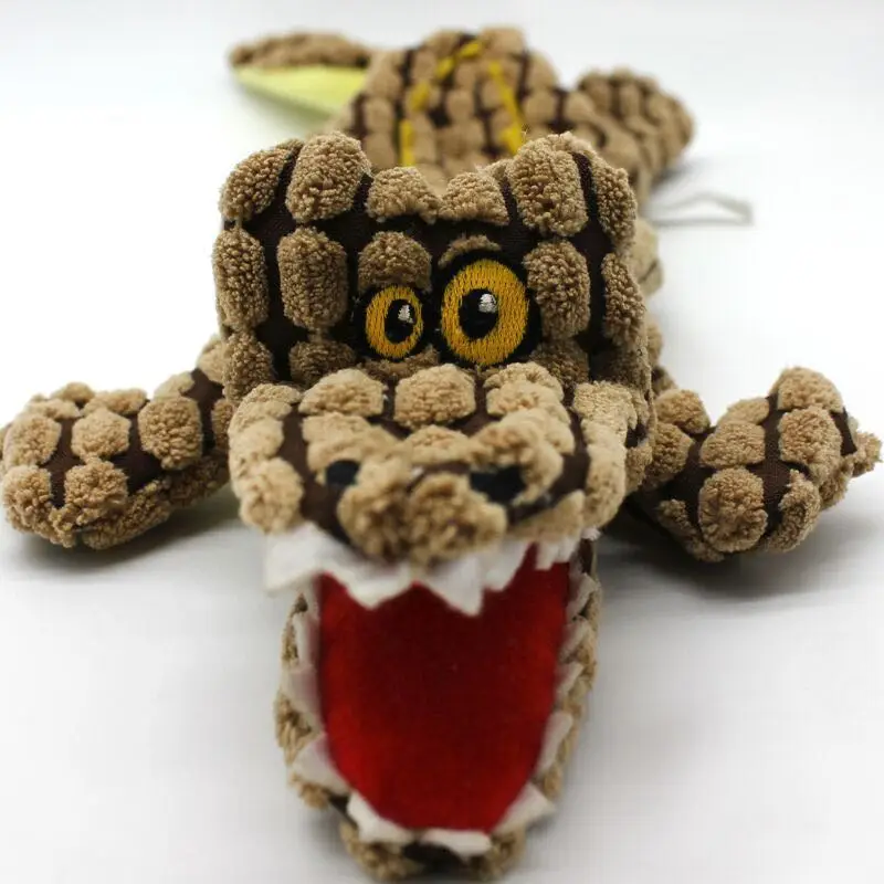 Cute Pet Dog Toys Chew Squeaker Animals Pet Toys Plush Puppy Honking Squirrel For Dogs Cat Chew Squeak Toy Dog Supplies - Цвет: 3