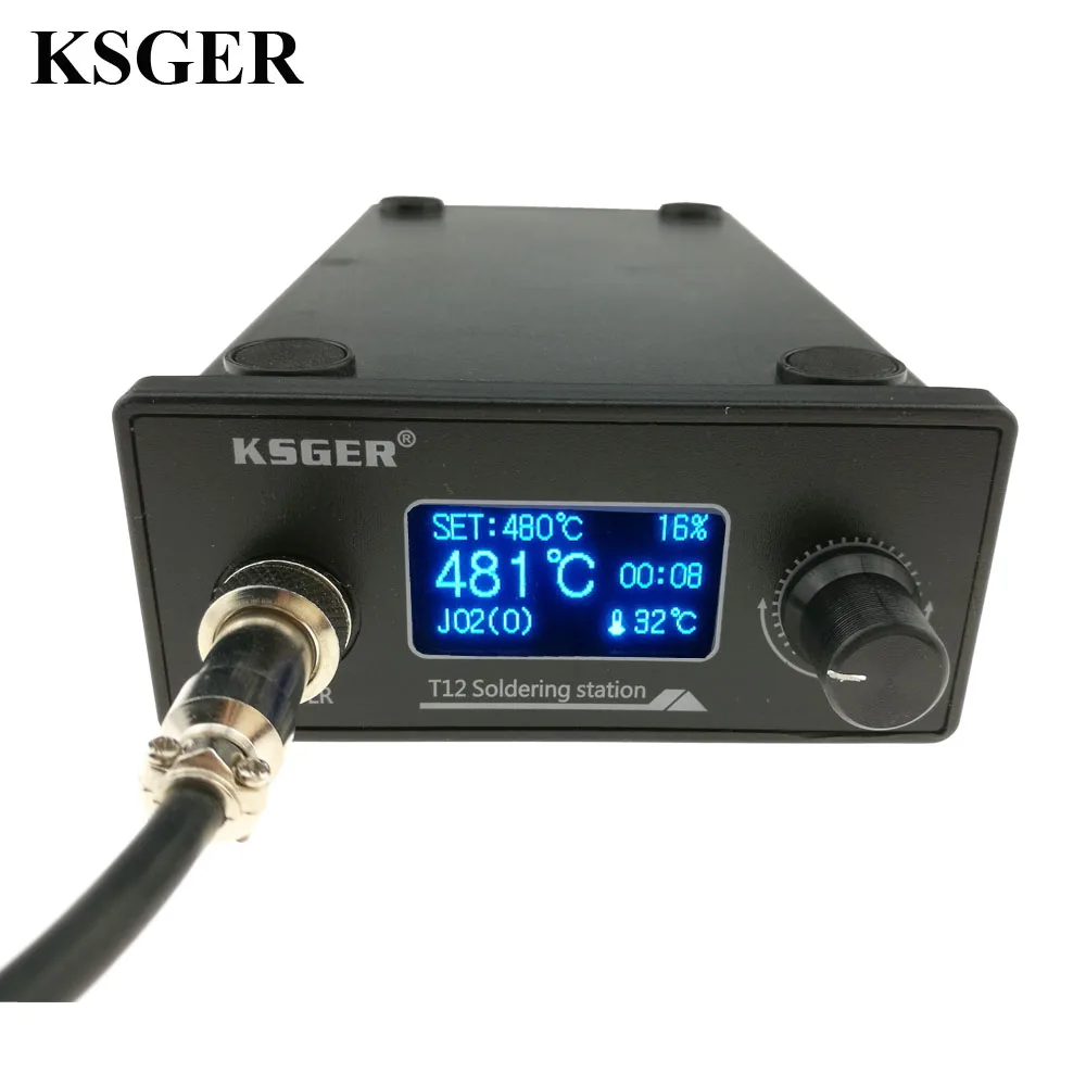 Ksger T12 паяльник станция STM32 OLED DIY Наборы припоя Электрический Инструменты Сварка паяльников Температура контроллер ручка