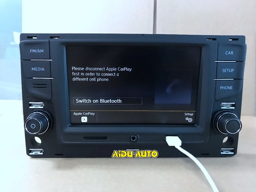 Для VW Golf 7 MK7 VII Passat B8 MQB Tiguan Carplay 6," MIB радиоприемник с сенсорным экраном 5GD035280B 5GD 035 280 B