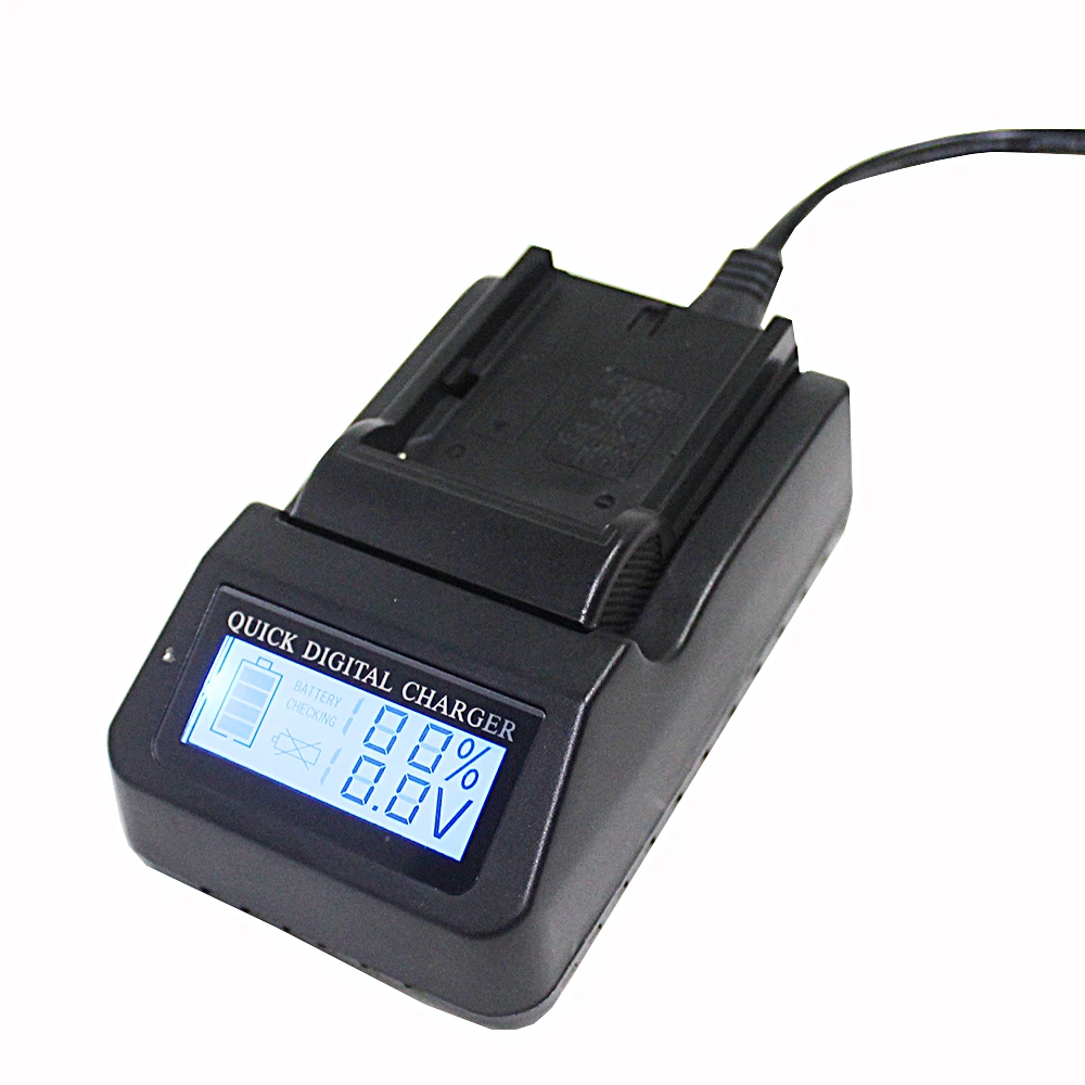 Быстрое зарядное устройство LP E12 с ЖК дисплеем и светодиодным экраном для